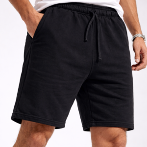 מכנס קצר מליבו - שחור