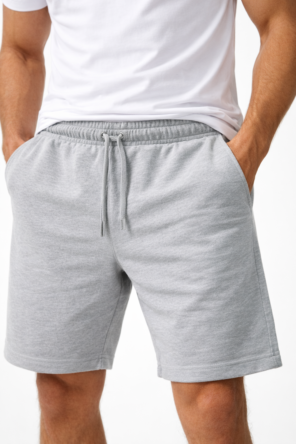 מכנס קצר מליבו - אפור