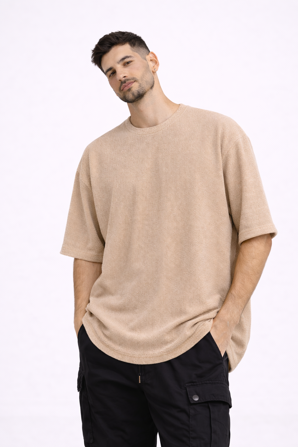 חולצת סנטוריני - בז'