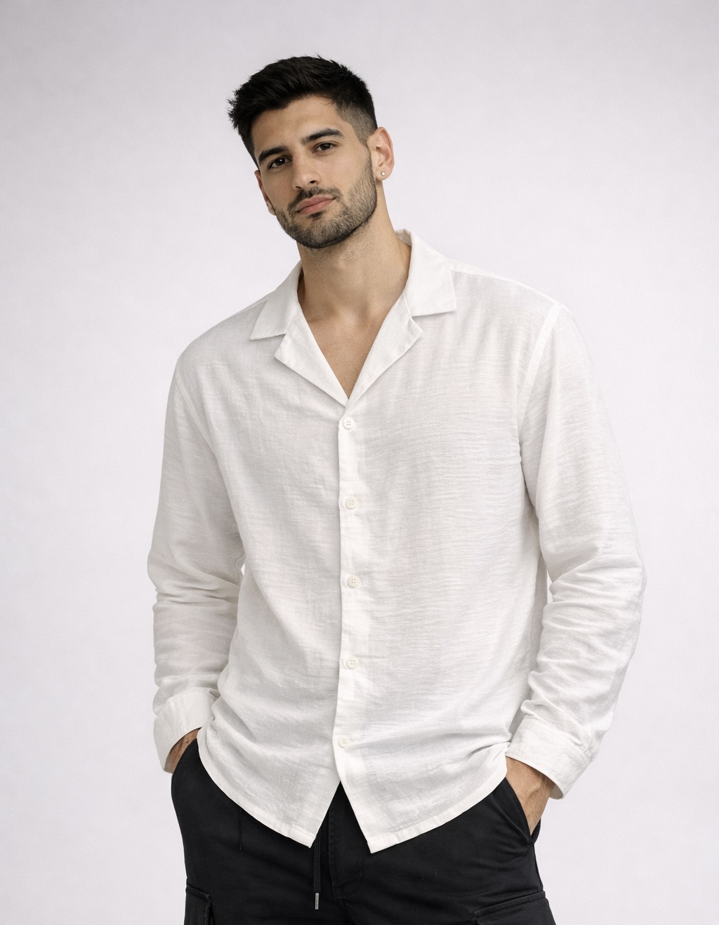 חולצת מיקונוס - לבן