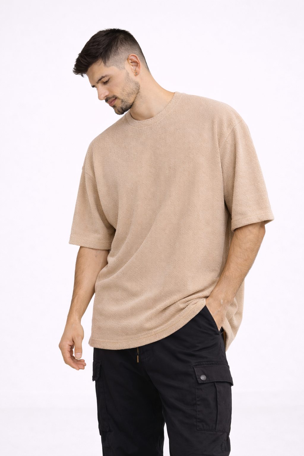 חולצת סנטוריני - בז' – תמונה 2