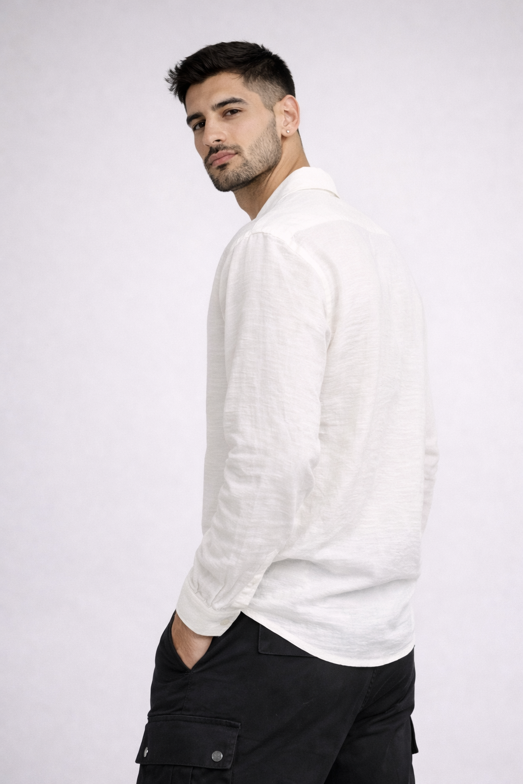 חולצת מיקונוס - לבן – תמונה 2