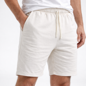 מכנס קצר מליבו - שמנת