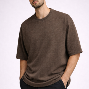 חולצת סנטוריני - חום קפה קר