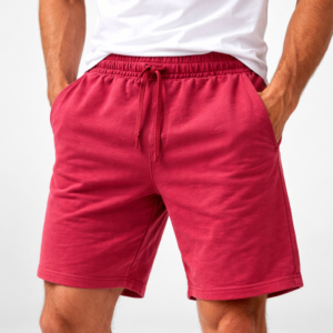 מכנס קצר מליבו - אדום פטל