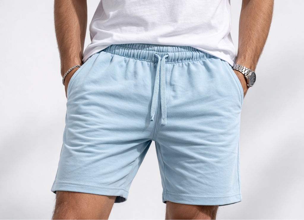 מכנס קצר מליבו - תכלת