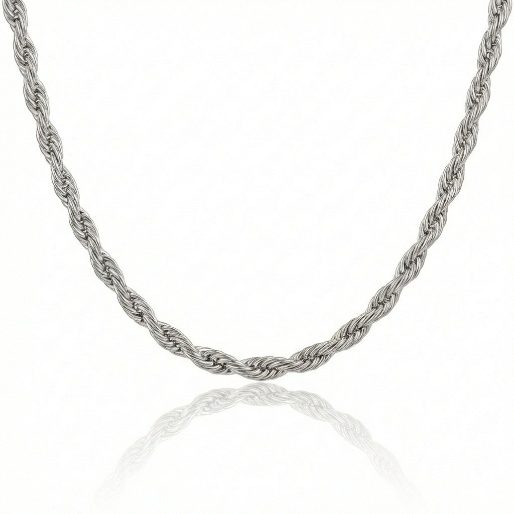 שרשרת - DALOR ROPE כסף