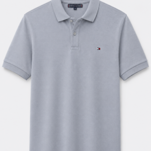 Tommy Hilfiger Polo Big - אפור תכלת