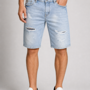 Canavaro Denim Shorts - Light Blue