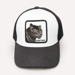 כובע Panther Trucker - שחור לבן