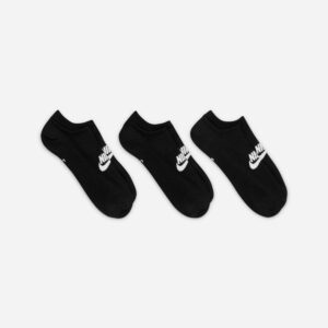 שלישיית גרבי קרסול NIKE - שחור